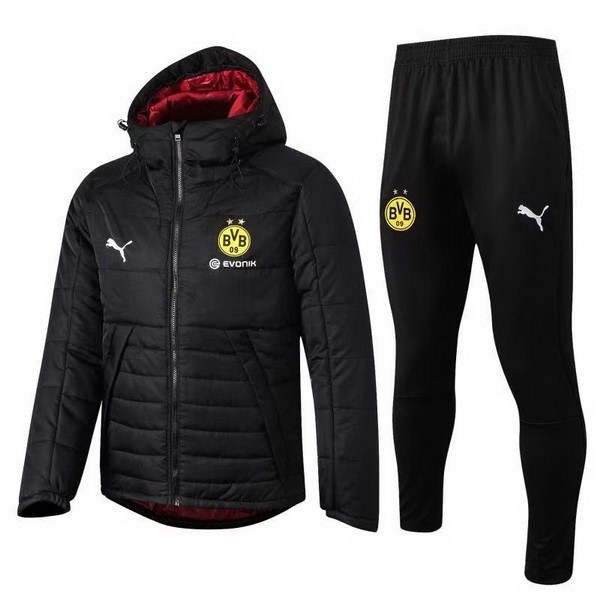 Chaqueta Abajo Borussia Dortmund Conjunto Completo 2019-20 Negro